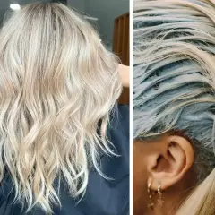 Piękne blond włosy po zabiegu. Zastanawiasz się, czy toner się zmywa? Ten efekt mówi sam za siebie!