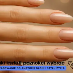 Dłonie z idealnie wykonanymi paznokciami w kształcie migdała. Odkryj najładniejszy kształt paznokci dopasowany do Ciebie.