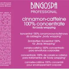 Koncentrat cynamonowo-kofeinowy BingoSpa do body wrappingu. Opinie wskazują na silne działanie.