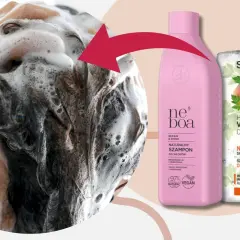 Szampon po botoksie? Wypróbuj naturalny szampon neboa lub odżywczy szampon Sessio z mango.