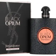 Zestaw perfum Black Opium od YSL, w tym flakon i próbka. Idealny odpowiednik dla miłośniczek tego zapachu, made in lab.