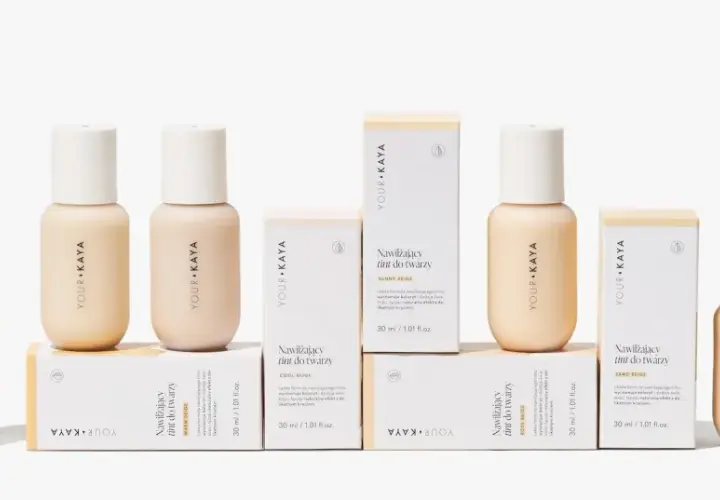 Kolekcja nawilżających tintów do twarzy Your Kaya w odcieniach Warm Beige, Cool Beige, Sunny Beige, Rose Beige i Sand Beige. Twoje kaya opinie potwierdzają lekkość formuły.