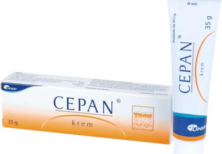 Krem CEPAN w tubce i pudełku, 35g. Wiele pozytywnych cepan opinie potwierdza jego skuteczność.
