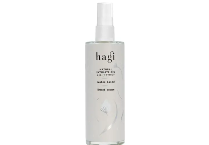 Hagi Natural Intimate Gel - dobry żel nawilżający intymny, polecany na forum. Woda i len.