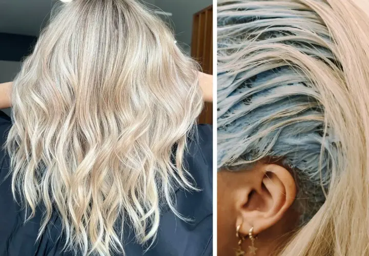 Blond włosy po zabiegu tonowania. Czy toner pokryje siwe włosy? Zobacz efekt!