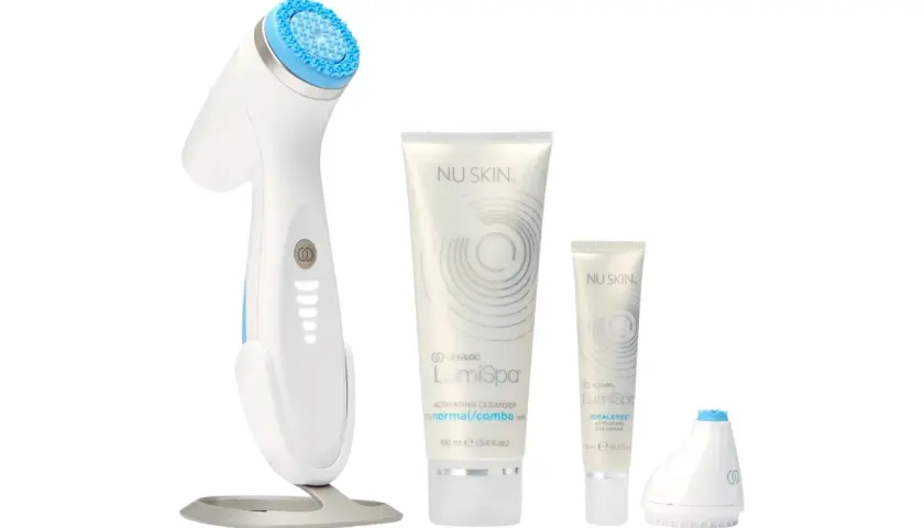 Zestaw do pielęgnacji Nu Skin LumiSpa z aktywującym żelem. Wiele pozytywnych nu skin opinie potwierdza jego skuteczność.