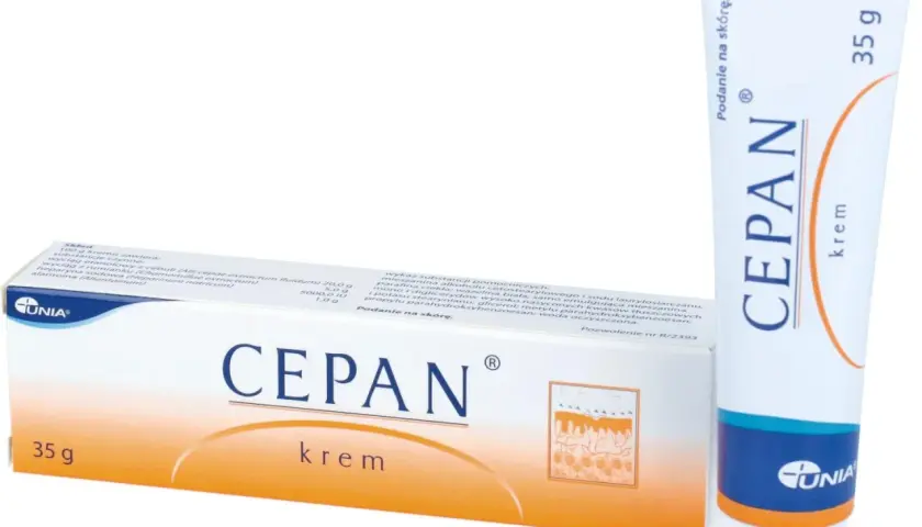 Krem CEPAN w tubce i pudełku, 35g. Wiele pozytywnych cepan opinie potwierdza jego skuteczność.