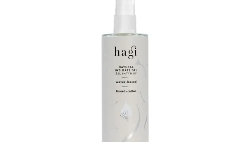 Hagi Natural Intimate Gel - dobry żel nawilżający intymny, polecany na forum. Woda i len.