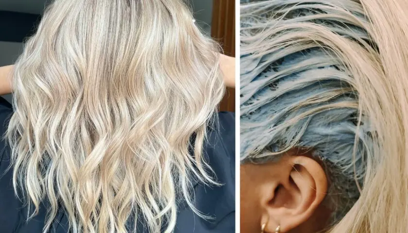 Blond włosy po zabiegu tonowania. Czy toner pokryje siwe włosy? Zobacz efekt!