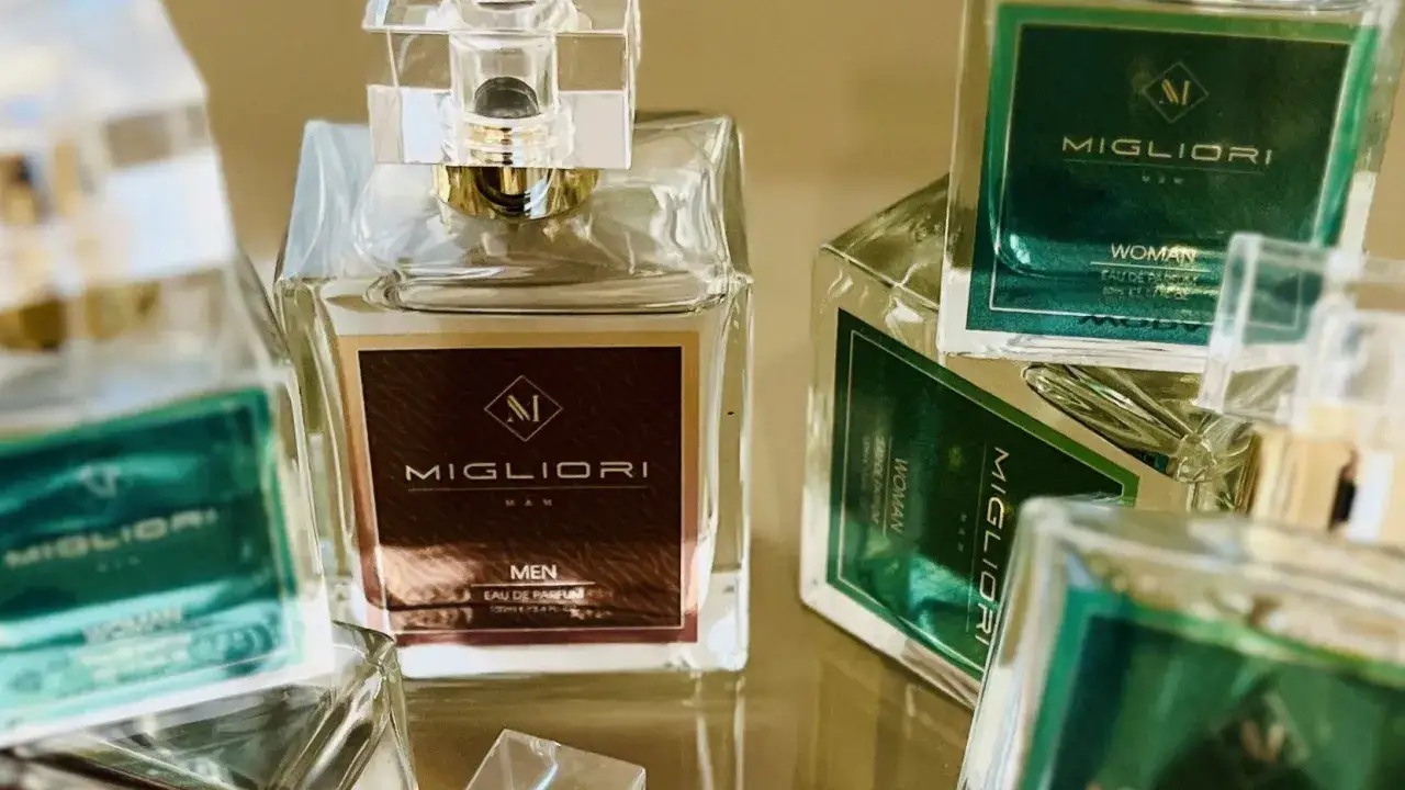 Eleganckie flakony perfum Migliori, w tym wersje